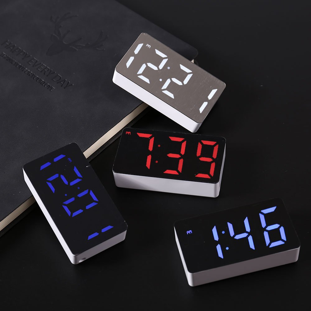 Modern Electronics Gadgets - Elektroniczny zegarek LED Lustro Budzik Wyposażenie
