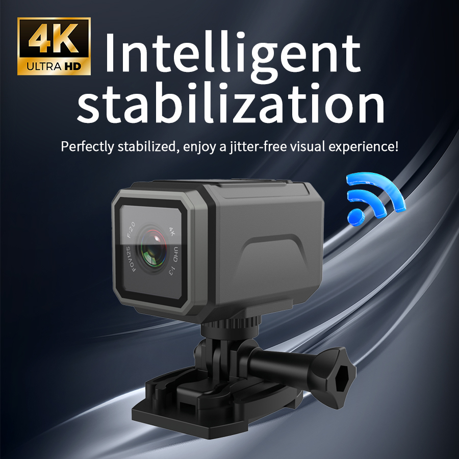 Action Camera 4K - Kamera sportowa 4K EIS 125 °