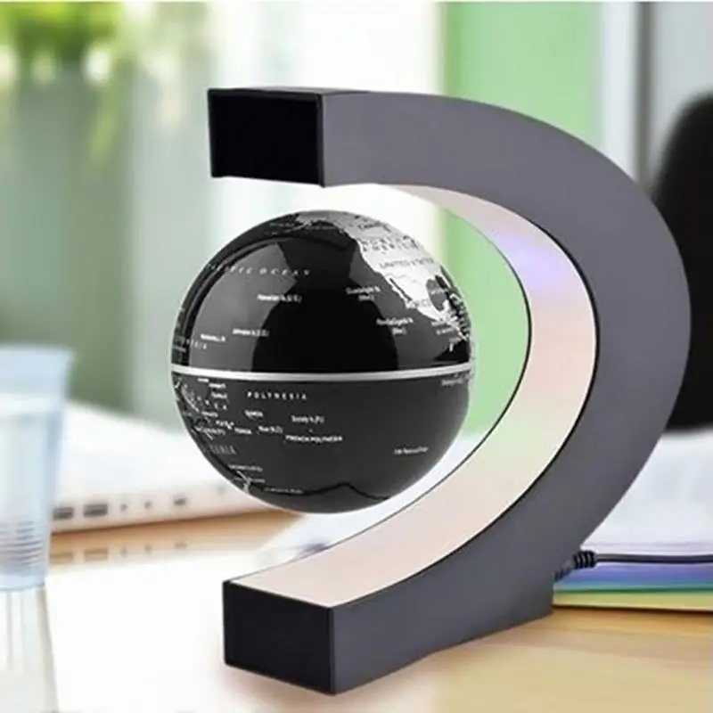 Modern Electronics Gadgets - Magnetyczna Lampa Lewitująca LED Mapa Świata