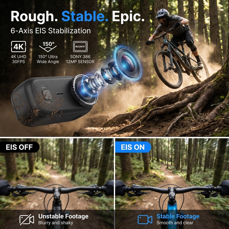 Kamera sportowa APEX Action 4K – Action Camera 4K recenzja i cena