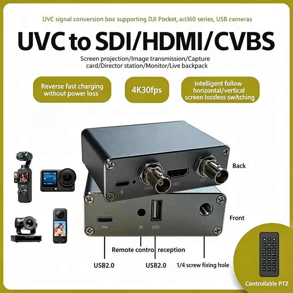 Adapter konwerter 4K UVC na SD – Action Camera 4K recenzja i cena