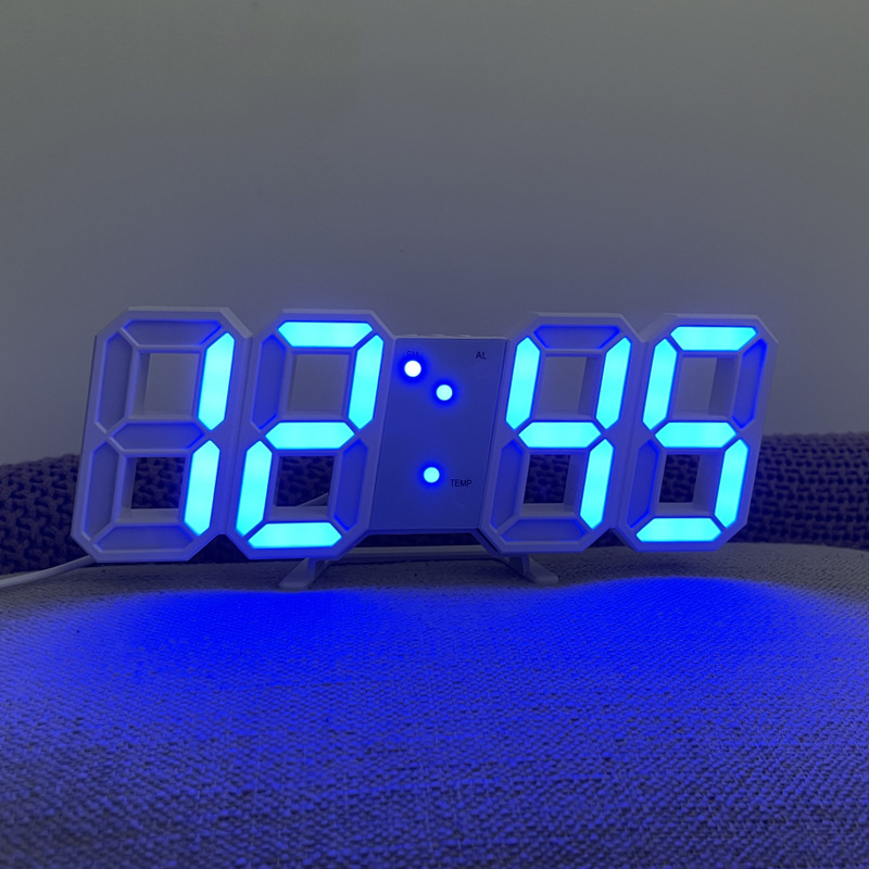 Cyfrowy zegar 3D LED, podświet – Modern Electronics Gadgets recenzja i cena