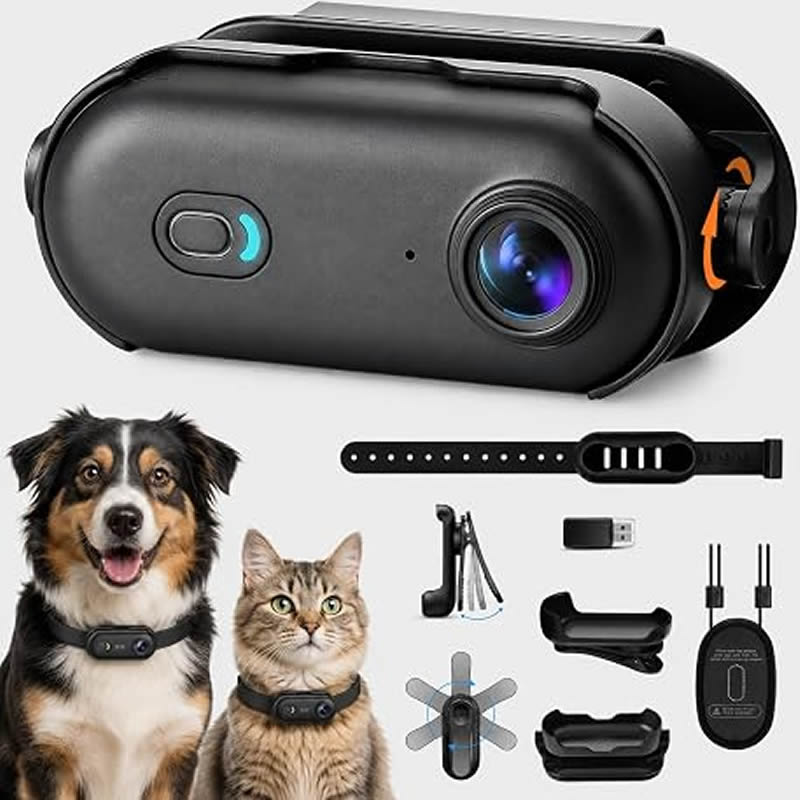 Kamery dla zwierząt 1080P HD,  – Action Camera 4K recenzja i cena