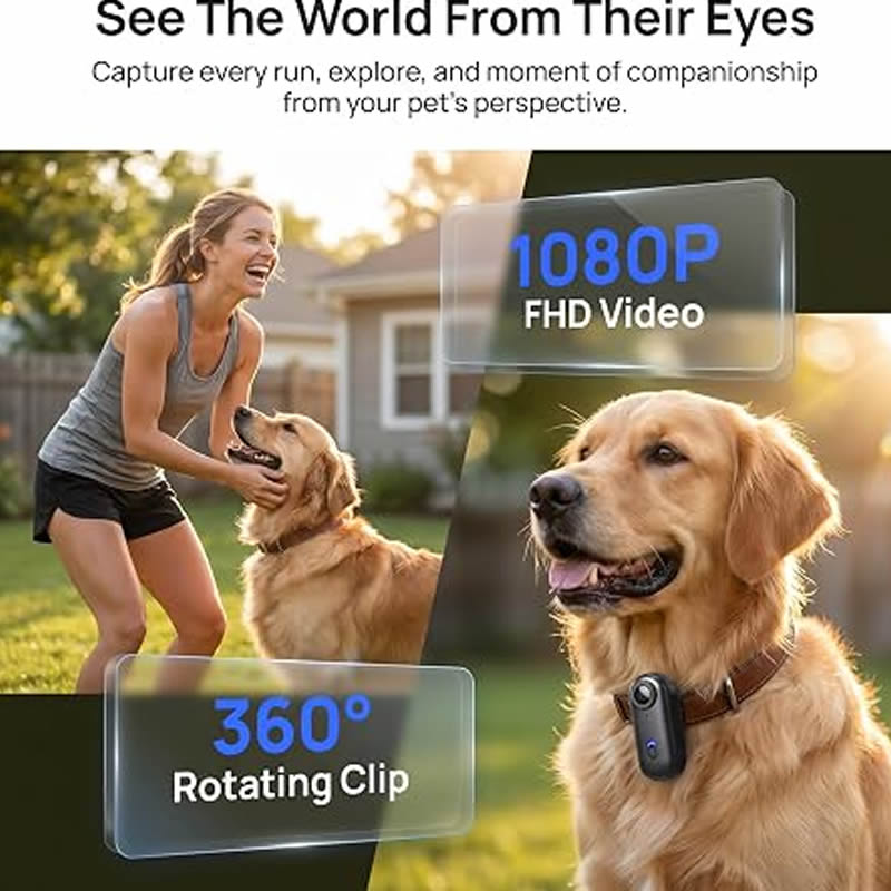 Kamery dla zwierząt 1080P HD,  – Action Camera 4K recenzja i cena